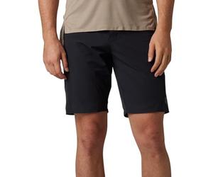 Fox Racing Flexair Ascent Short - Lightweight, Breathable, Ventilated Mesh, TruDri Fabrics, Adjustable Fit, Zip Pockets, Trail & Adventure Ready, Black, Size: 30