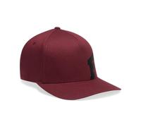 Fox Racing Fox Head Flexfit Hat, Dark Maroon, Large/X-Large