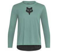FOX Racing - Kid's Ranger L/S Jersey Fox Head - Cycling jersey size L, turquoise
