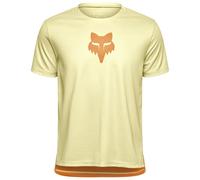 FOX Racing - Kid's Ranger S/S Jersey Fox Head - Cycling jersey size L, sand/yellow