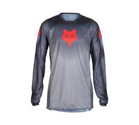 Fox Racing Men's 180 Interfere Motocross Jersey, Grey/Red, XL