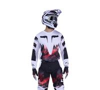 FOX 180 Kairos Motocross Jersey, black-white-red, size XL for Men