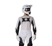 FOX 180 Air Taper Motocross Jersey, black-white, size M for Men