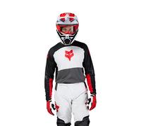 FOX 180 Flow Motocross Jersey, white-red, size L for Men