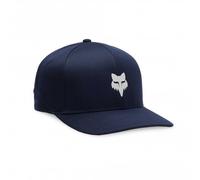 Fox Racing Men's Standard Fox Head TECH Flexfit HAT, Midnight, Small
