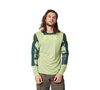 Fox Racing Men's Defend Long Sleeve Jersey Shirt, Pale Green Taunt, Small