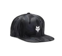 Fox Clothing Fox Head Camo Tech Snapback Hat Black Camo