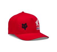 Fox Racing Men's Fox X Honda Flexfit Hat, Flame Red, S