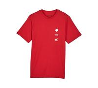 Fox Racing Men's Fox X Honda Premium Short Sleeve Tee Ii T-Shirt, Flame Red, Medium