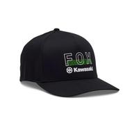 Fox Racing Men's Fox X Kawi Flexfit Hat, Black, L