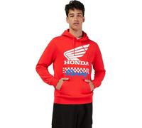 Fox Racing Men's Honda Hoodie Casual Pull over Hoody - Red