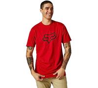 Fox Racing Men's Legacy Fox Head Short Sleeve Tee T-Shirt, Flame Red, Large