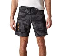 Fox Racing Men's Overhead Stretch Boardshort 18", Black Camo, 38