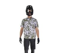 Fox Racing Men's Ranger Short Sleeve Woven Button Down Mountain Bike Jersey, Military, Large
