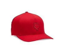 Fox Racing Men's Standard Fox Head Flexfit HAT, Flame RED, Large