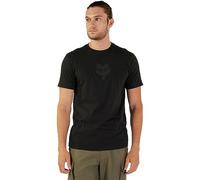 Fox Racing Men's Short Sleeve Tee Standard Fox Head Premium Black/Black Medium