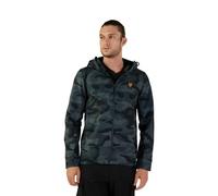 Fox Racing Men's Standard Pit Jacket, Black CAMO, X-Large