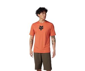 Fox Racing Men's Standard Ranger Short Sleeve Jersey, Atomic Orange LAB Head