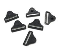 Fox Racing Mens Titan PRO/Race Knee Guard Buckle - 6PK Black One Size