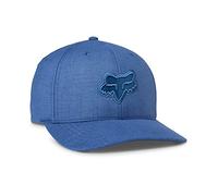 Fox Racing Men's Transposition Flexfit HAT, Heather Deep Cobalt, Large
