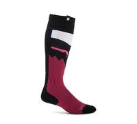 Fox Racing Men's Women's 180 Flora Sock, Black/Pink, One Size