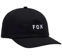 §FOX Wordmark Adjustable Hat Black-White§