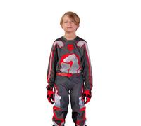 FOX 180 Atlas Youth Motocross Jersey, grey-red, size M