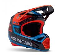 FOX Racing MX Helmet - V1 RACE-SPEC - Midnight/Fluo Orange