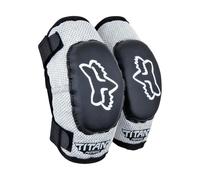 Fox PeeWee Titan Elbow Guards Black/Silver