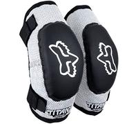 Fox PeeWee Titan Elbow Guards Black/Silver