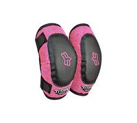Fox Racing - Peewee Titan Elbow Guards M/L - Unisex Kids - Motocross Mountain Bike Protectors - Plastic Protection, Comfortable & Safe, For 4-7 Years, Guards, Motocross, Black/Pink, OS