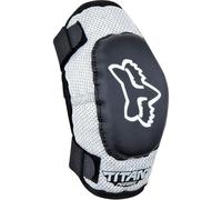 FOX Pee Wee Titan Kids Motocross Elbow Protectors, black/grey, size M/L