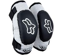 Fox Racing PeeWee Titan Youth Elbow Guard MotoX Motorcycle Body Armor - Black/Silver / Youth (ages 6-9) by Fox Racing