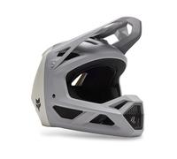 Fox Racing Rampage 5050 - MTB Mountain Bike Helmet - MIPS Technology - ECE Certified - Lightweight ABS Shell - 360° Ventilation - Adjustable Visor - Light Grey, Size: 2X