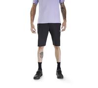 Fox Racing Ranger Short W/Liner, Trail-Ready Technical Stretch Ripstop Fabric, Adjustable Fit, Removable Liner, Black, Size: 32