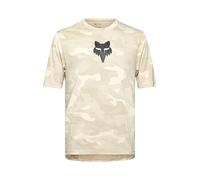 FOX Ranger Tru Dri Ss Jersey - Men - Beige / Grey - size M- model 2025 M