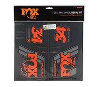 FOX Racing Shox Heritage Fork and Shock Decal Kit Orange, One Size