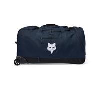 Fox Racing Shuttle Rolling Gear Bag, 156L Large Wheeled Bag, Motocross Gear Bag with Retractable Handle, Ventilated Boot and Helmet Compartments, Midnight Blue, Carry-on Luggage, Shuttle Roller Gear