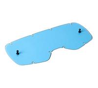 Fox Racing unisex-child MX20 YOUTH AIRSPACE/MAIN CHROME LEXAN LENS,Blue,One Size