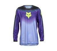 Fox Racing Unisex Kid's Youth 180 Interfere Jersey, Black/Blue, L