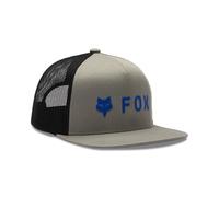 Fox Racing Unisex Kid's Youth Absolute Snapback Mesh Hat, Steel Grey, One Size