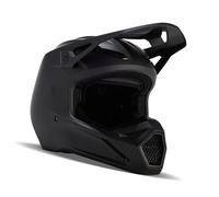 Fox Racing V1 Solid Helmet - Mips Technology, Ventilated Comfort, True-to-Size Fit, Removable Liner, Competitive Motocross Protection, Matte Black, Size: L