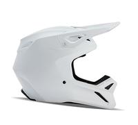 Fox Racing V1 Solid Helmet, Mips Technology, Ventilated, Removable Liner, True-to-Size Fit, Protection for MX & Off-Road, Matte White, Size: M