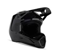Fox Racing V1 Solid Helmet - Mips Technology, Ventilated, True-to-Size Fit, Removable Liner, Cheek Pads, MX & Off-Road Protection, Black, Size: XL