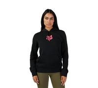 FOX Fox Head Women Hoodie Black/PinkL Black,Pink