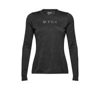FOX Racing - Women's Ranger Tru Dri L/S Jersey - Cycling jersey size XS, black