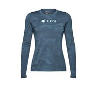 FOX Racing - Women's Ranger Tru Dri L/S Jersey - Cycling jersey size M, blue