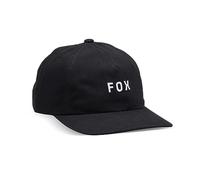 Fox Racing W Wordmark Adjustable Hat, windbreaker, Women's, Black, One Size