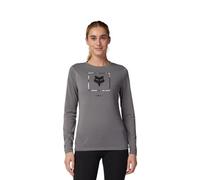 Fox Racing Women's Atlas Ls Tech Tee Fashion-t-Shirts, Pewter, Medium