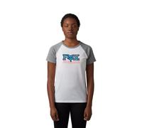 Fox Racing - Womens Barb Wire II Raglan Tee,White,XS